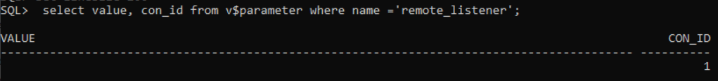 Leerer Parameter remote_listener