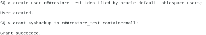 create user c##restore_test mit grant container=all