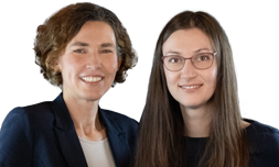 Personalabteilung: Solveig Surner und Isabel Belger